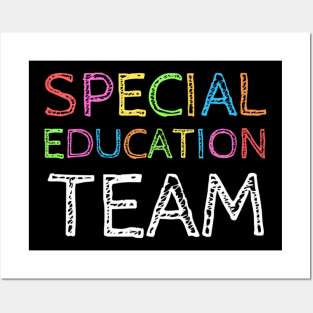 Special Education Team Sped Crew Teacher Posters and Art